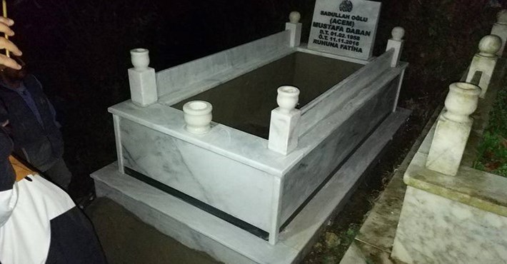 ALT ÇITALI MERMER MEZAR MODELİ
