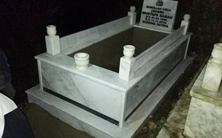 ALT ÇITALI MERMER MEZAR MODELİ